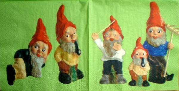 216 Dwarfs - 3-ply (grün)